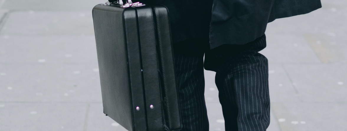 Image of a man with a briefcase