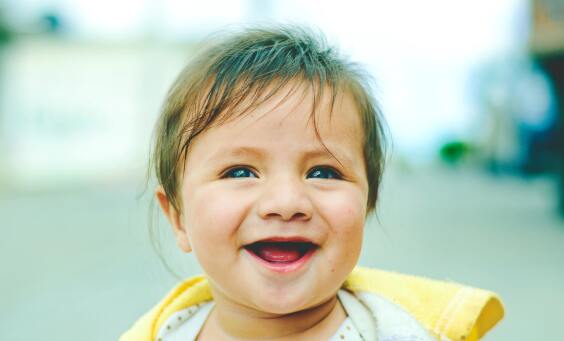 Image of a happy baby